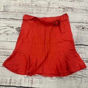 LOFT Coral Skirt Size 10